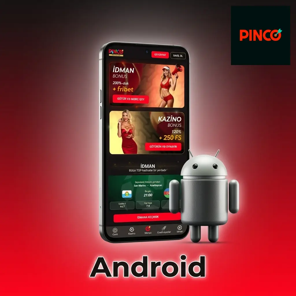 Pinco Android APK yükləmə və quraşdırma addımları telefon və planşetlər üçün