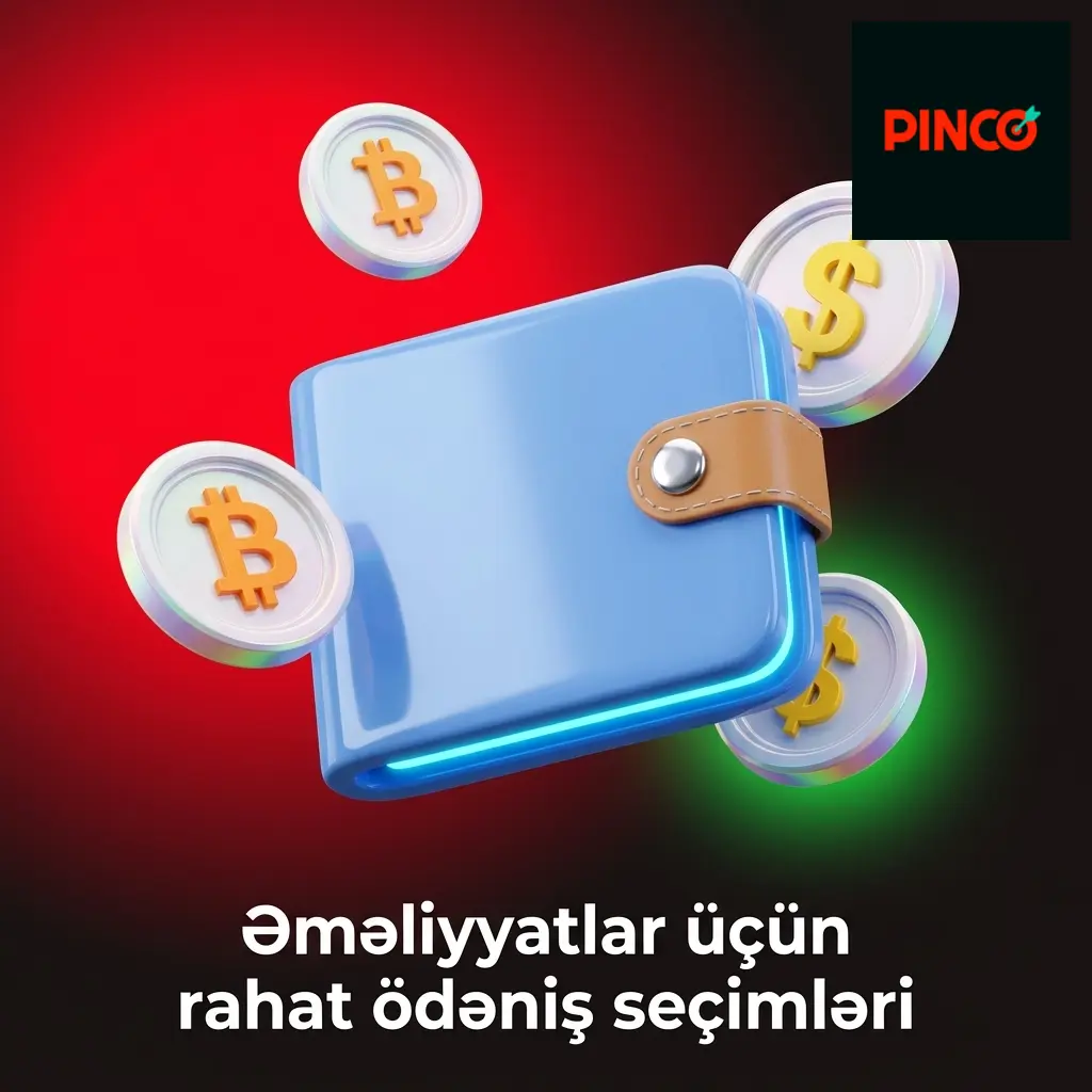 Pinco kassasında VISA, Mastercard, eManat, elektron pul kisəsi və kripto ilə təhlükəsiz ödənişlər