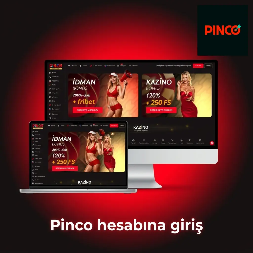 Pinco hesabına giriş forması, telefon, e-poçt və ya sosial hesabla şəxsi kabinetə daxil olma